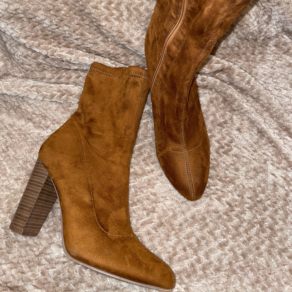 brown booties